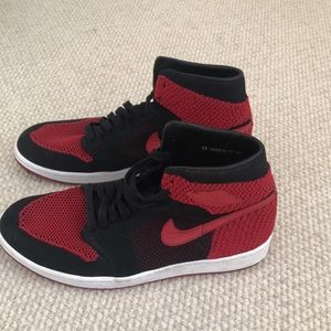 Jordan 1 flynit (red) size 11
